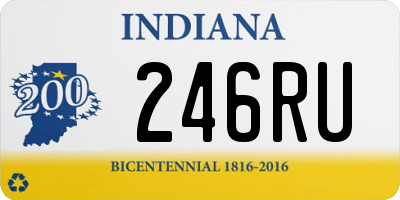 IN license plate 246RU