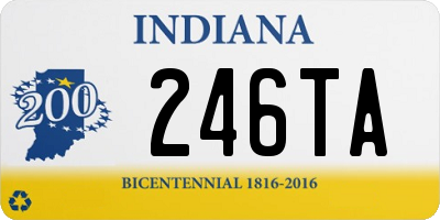 IN license plate 246TA