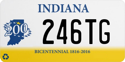 IN license plate 246TG