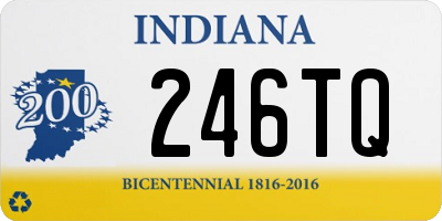 IN license plate 246TQ