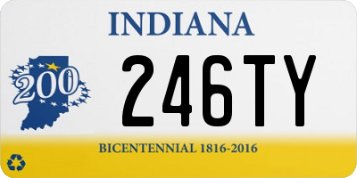 IN license plate 246TY