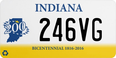 IN license plate 246VG