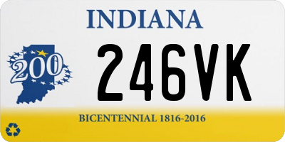 IN license plate 246VK