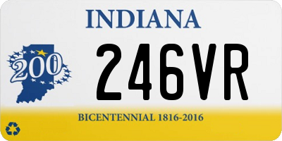 IN license plate 246VR