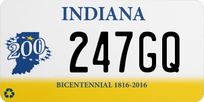 IN license plate 247GQ