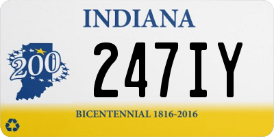 IN license plate 247IY