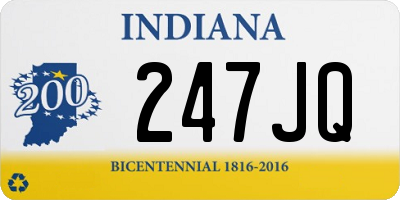 IN license plate 247JQ