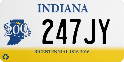 IN license plate 247JY