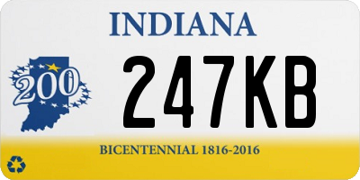 IN license plate 247KB