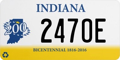 IN license plate 247OE