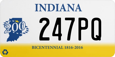 IN license plate 247PQ