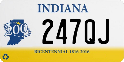 IN license plate 247QJ