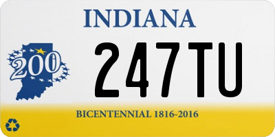 IN license plate 247TU