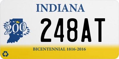 IN license plate 248AT