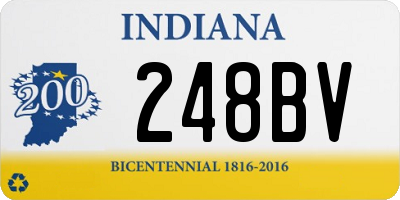 IN license plate 248BV