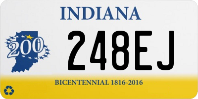 IN license plate 248EJ