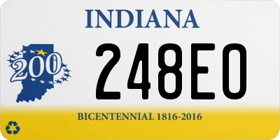 IN license plate 248EO
