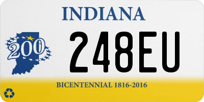 IN license plate 248EU