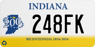 IN license plate 248FK