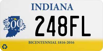 IN license plate 248FL