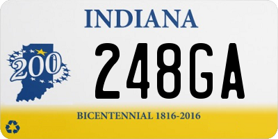 IN license plate 248GA