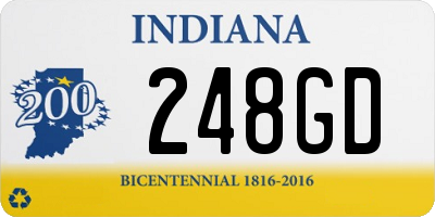 IN license plate 248GD