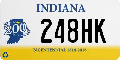 IN license plate 248HK