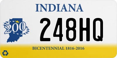 IN license plate 248HQ