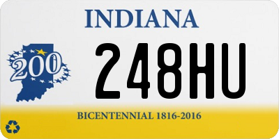 IN license plate 248HU