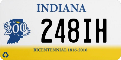 IN license plate 248IH