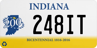 IN license plate 248IT