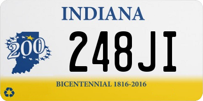 IN license plate 248JI