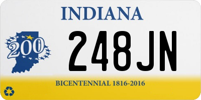 IN license plate 248JN