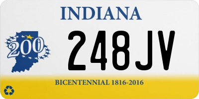 IN license plate 248JV