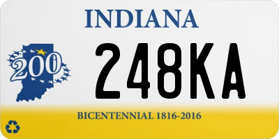 IN license plate 248KA