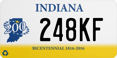 IN license plate 248KF