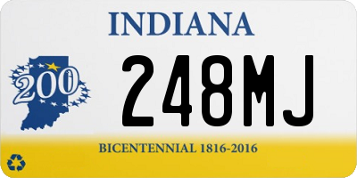 IN license plate 248MJ