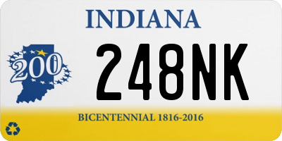 IN license plate 248NK