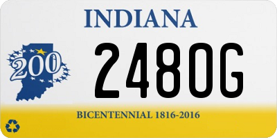 IN license plate 248OG