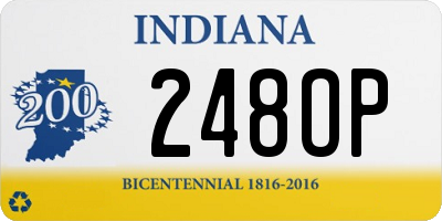 IN license plate 248OP