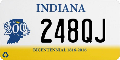 IN license plate 248QJ