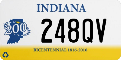 IN license plate 248QV