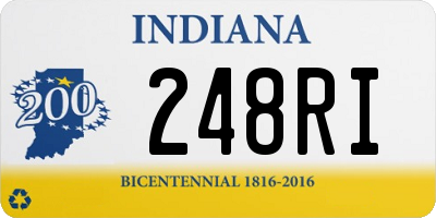 IN license plate 248RI