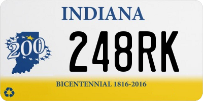 IN license plate 248RK