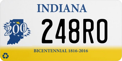 IN license plate 248RO