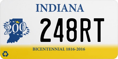 IN license plate 248RT