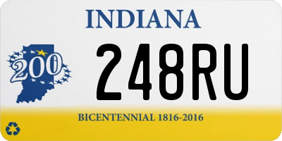 IN license plate 248RU