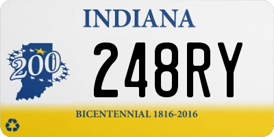 IN license plate 248RY