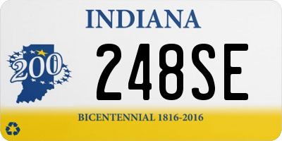 IN license plate 248SE