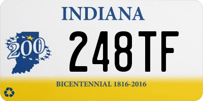 IN license plate 248TF